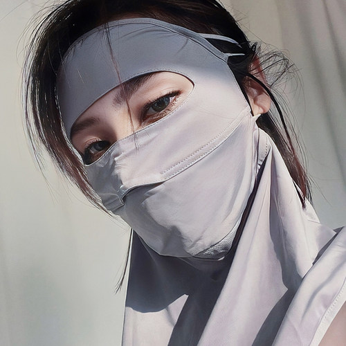 DZP夏季女防晒面罩防紫外线