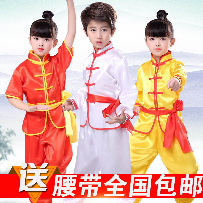 儿童武术服装表演服长袖