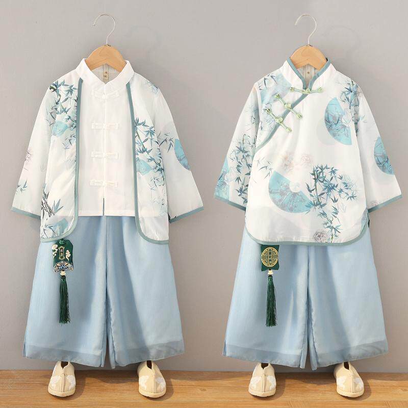 儿童古风中秋汉服套装秋