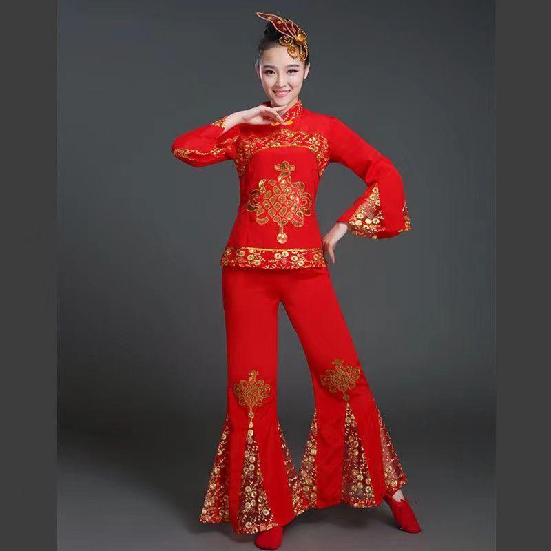 新款秧歌服中老年广场舞