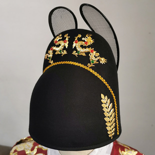 明制乌纱翼善冠汉服飞鱼服锦衣卫圆领袍男女士首服新郎帽皇帝帽子