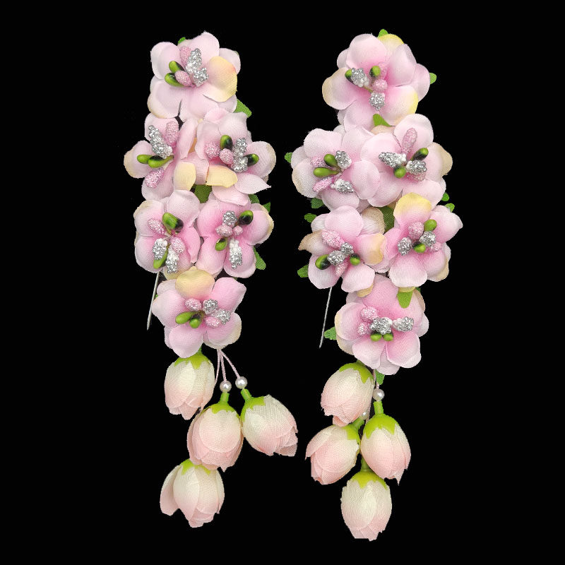 新款戏曲鬓花绢花耳边剧
