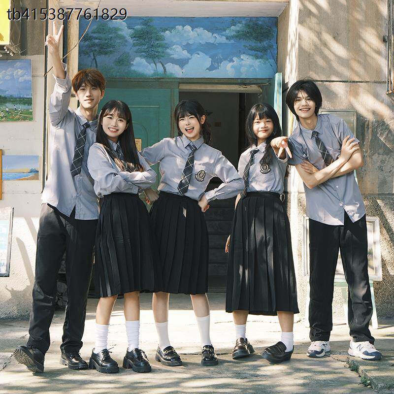 韩版学院风高中学生校服