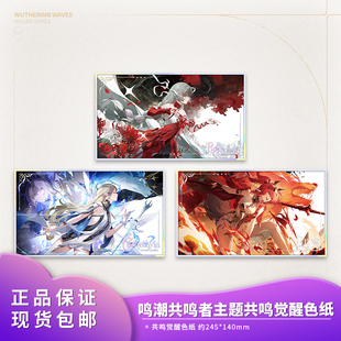 官方正品 鸣潮弗洛洛卡提希娅露帕共鸣觉醒亚克力色纸周边