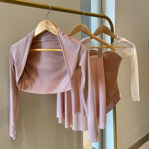坎肩舞蹈服护肩练功服秋冬瑜伽服