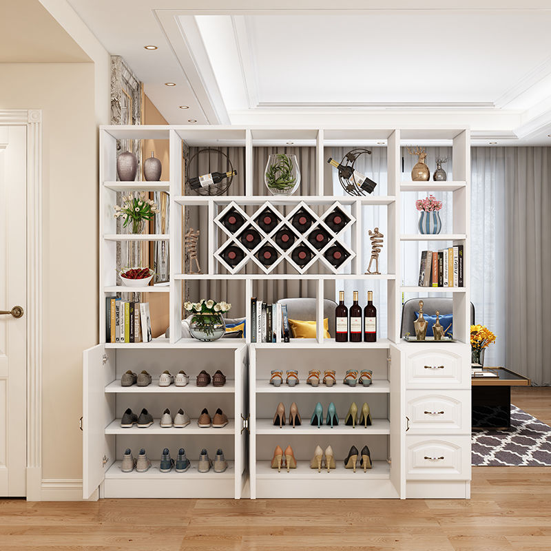 酒柜客厅靠墙隔断柜简约玄关柜屏风柜进门红酒架储物柜家用门厅柜