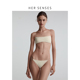 HER SENSES 何识度假系列可调节细肩带包豪斯设计分体泳衣S004