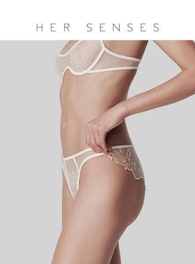 HER SENSES/何识独白系列奥地利浪漫刺绣中腰三角裤P131