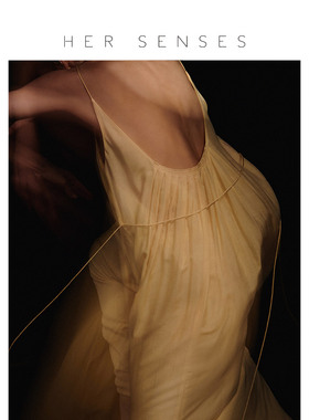 HER SENSES/何识时装系列度假女装小众吊带家居连衣裙长裙WDR034