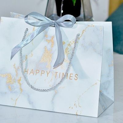 large pink gift bag ins wind small fresh packaging box