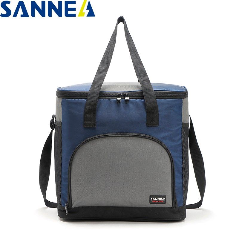 sanne 25l large capacity plain color portable thermal coole
