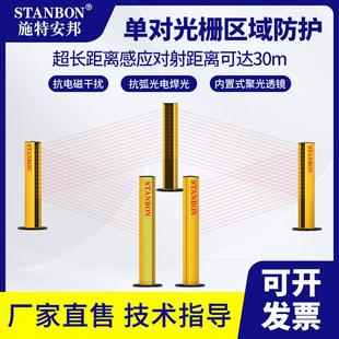 施特安邦STKQ超长对射检测多面区域防护安全光栅光幕传感器感应器