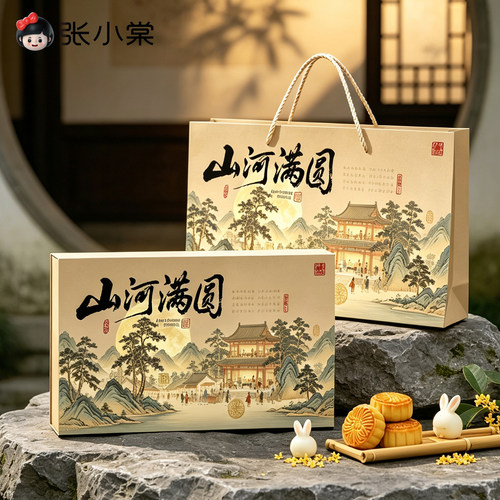 2026中秋节礼盒月饼包装盒8粒装