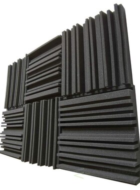 6 Pcs Acoustic Studio Absorption Foam Panel Broadband Sound
