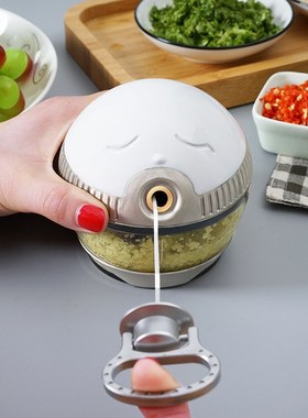 Cartoon Mini Vegetable Cutter Manual Complementary Food Crus