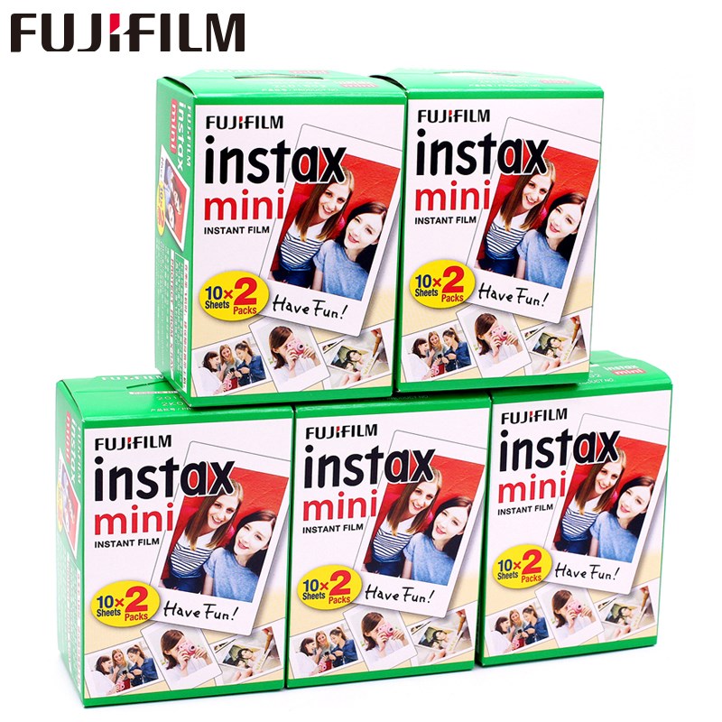 Original 100 Sheet Fuji Fujifilm Instax Mini 8 White Film I