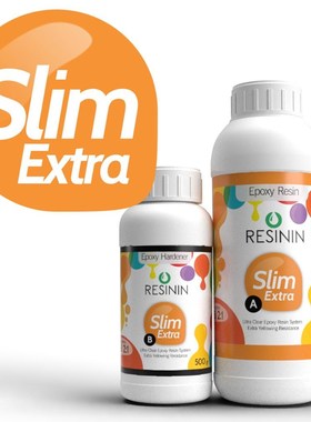 Slim Extra 1,5Kg Non-Yellowing Ultra Clear Epoxy Resin-Harde