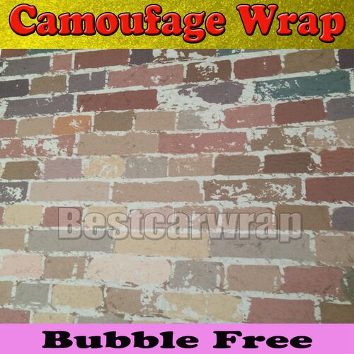 brick  Camo Vinyl Camoufalge Car Wrap illest erbomb Graffiti