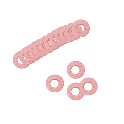 uxcell 500Pcs Red Insulating Washer Vulcanized Fiber Washer