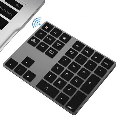 Wireless Bluetooth 34 Keys Numeric Keypad Number Pad Keyboa