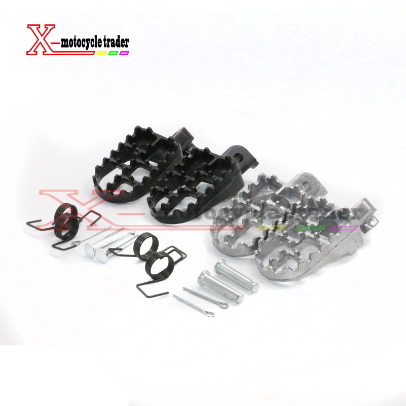 Aluminum Foot Pegs Pedals Foot Rests Fit KAYO IRBIS CRF KLX