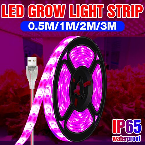 USB 5V Plants Flower Grow Light LED Indoor Phyto Lamp Strip