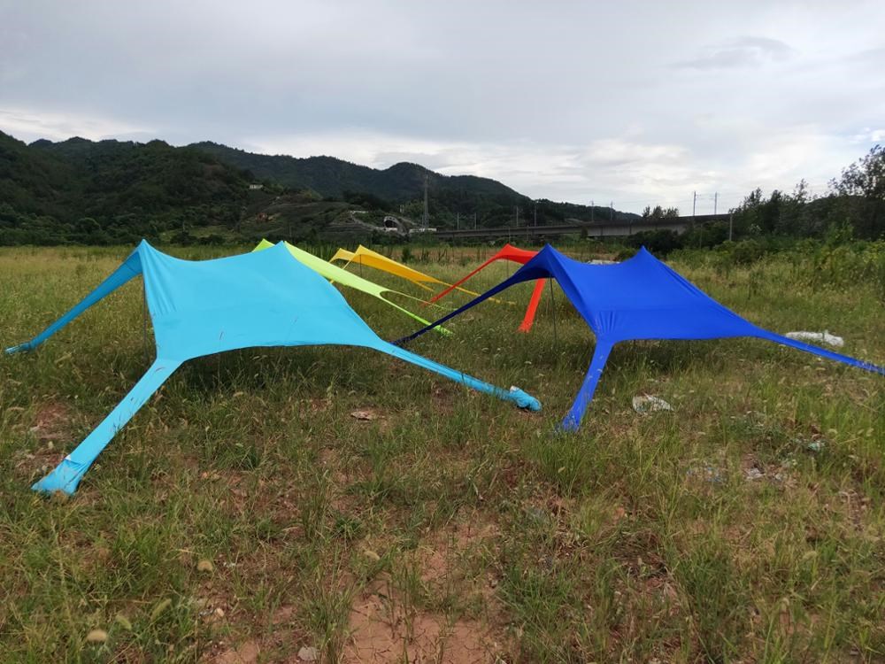 Sun Shade Canopy Easy Setup Camping Fishing Hiking  2.1X2.1m