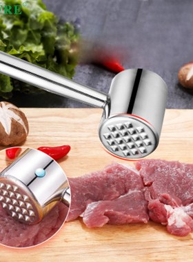 LEDFRE 304 Stainless Steel Steak Meat Hammer Stainless Steel