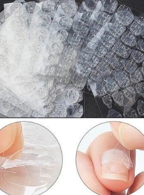 10 Sheets 240pcs Sticker Clear Adhesive Nail Tabs Press on
