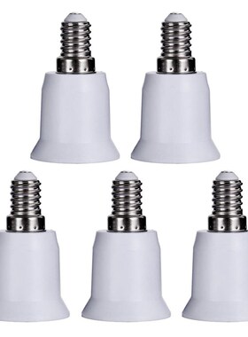 5pcs E14 To E27 Base Screw Light Lamp Bulb Holder Adapter So