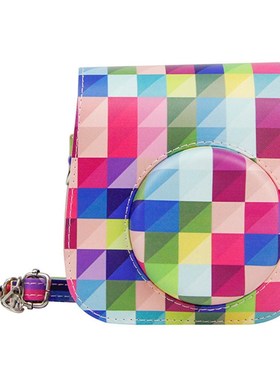 Camera Bag Protective Case Colorful Leather Shoulder Camera