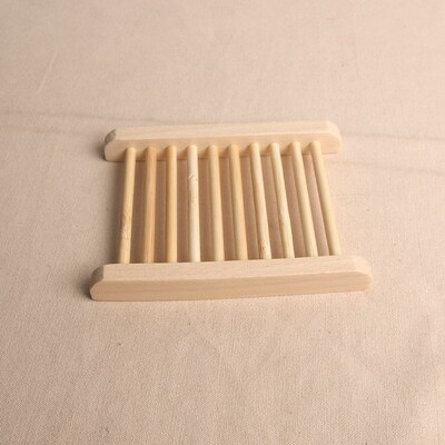 Natural Wooden Bamboo Soap Dish Wooden Soap Tray Holder Stor