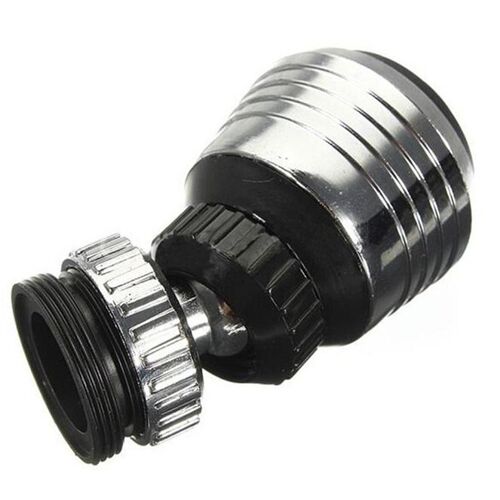 Silver Black Fashion 360 Rotary Aeration Water-saving Faucet