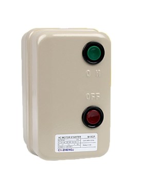 On Off Switch Enclosed Three Phase AC Motor Starter Magneti