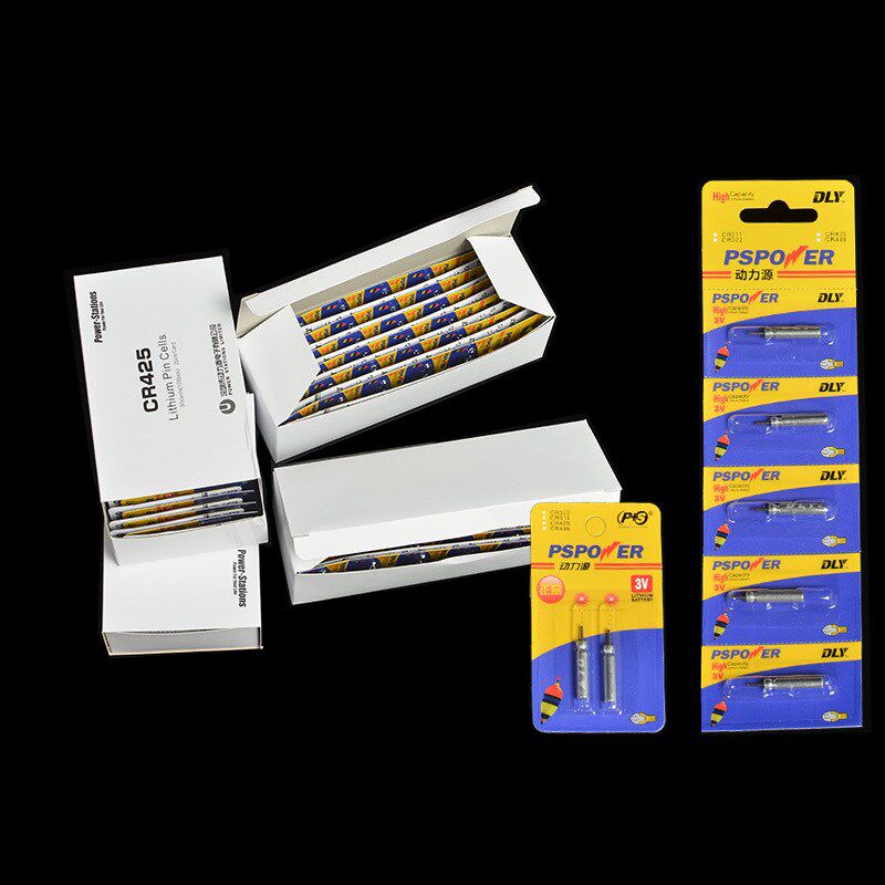 100pcs/lot Fishing Float Batteries CR425 CR435 CR311 CR322 L