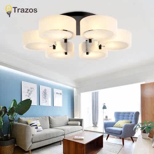 Trazos  Modern Led Ceiling Lights Black  Living Room Bedroom
