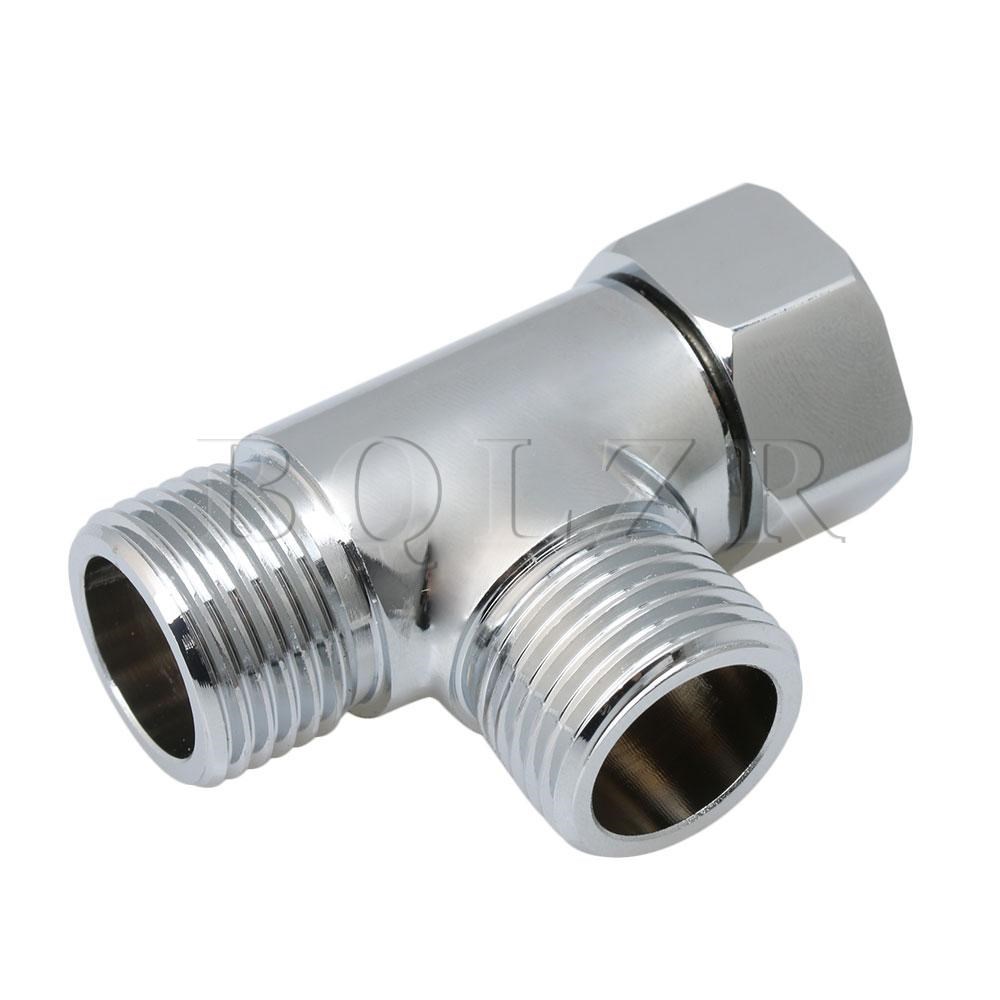 BQLZR Three way G1/2 4 Dividing Joint Nut Angle Valve Switc 鲜花速递/花卉仿真/绿植园艺 花艺材料 原图主图