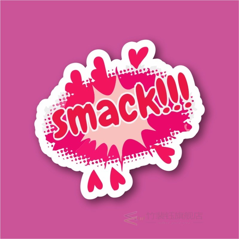 Smack Pop Art Laptop and Phone Sticker-Decal max.8cm