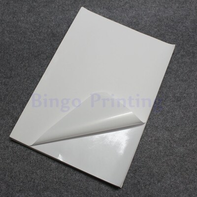 50 Sheets White A4 Waterproof Sticker Polymer Paper Synthet