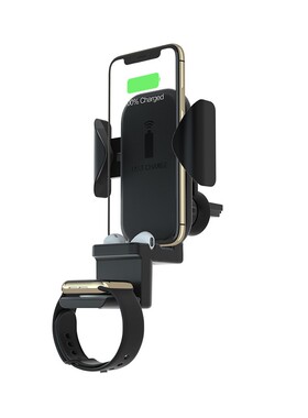 3 in 1 Automatic Clamping Car Wireless Charger 10W Quick Ch