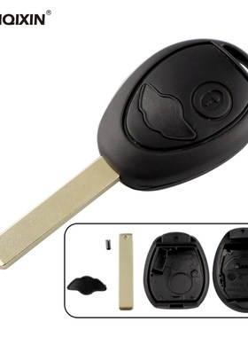 2 Buttton Remote Key Shell For BMW Mini Cooper S R50 R53 Unc