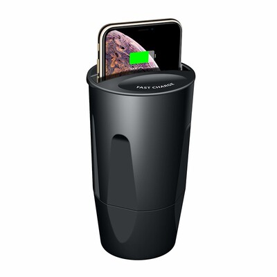 10W Fast Wireless Charger Car Charger Cup for iPhone 11 Pro