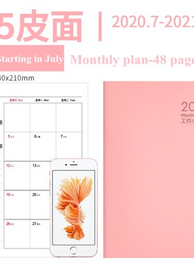 Notebook Planner Agenda 2020 2021 Daily Weekly Monthly  Jour