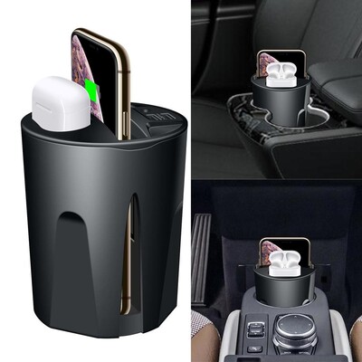 696 X9 QI Car Wireless fast Charger cup for iphone Charge h