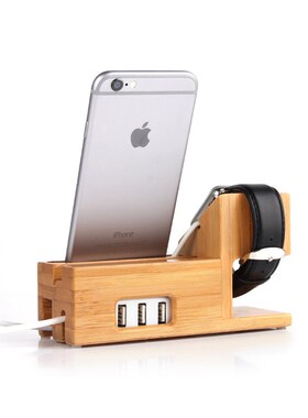 Charging Dock Station for Apple Watch Bracket 3 USB Univers