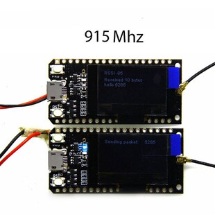 2pcs of TTGO LORA32 868/915Mhz SX1276 ESP32 Oled-display Blu