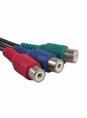 3.5mm Adapter Video Cable AUX To 3 RCA Male to Female Compo