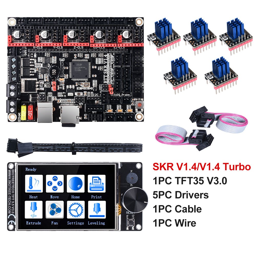 BIGTREETECH SKR V1.4 Turbo BTT SKR V1.4 32 Bit Board TFT35 V