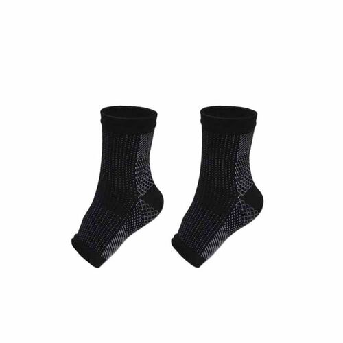 1pair Foot Compression Sleeve Anti Plantar Support Ankle Ang