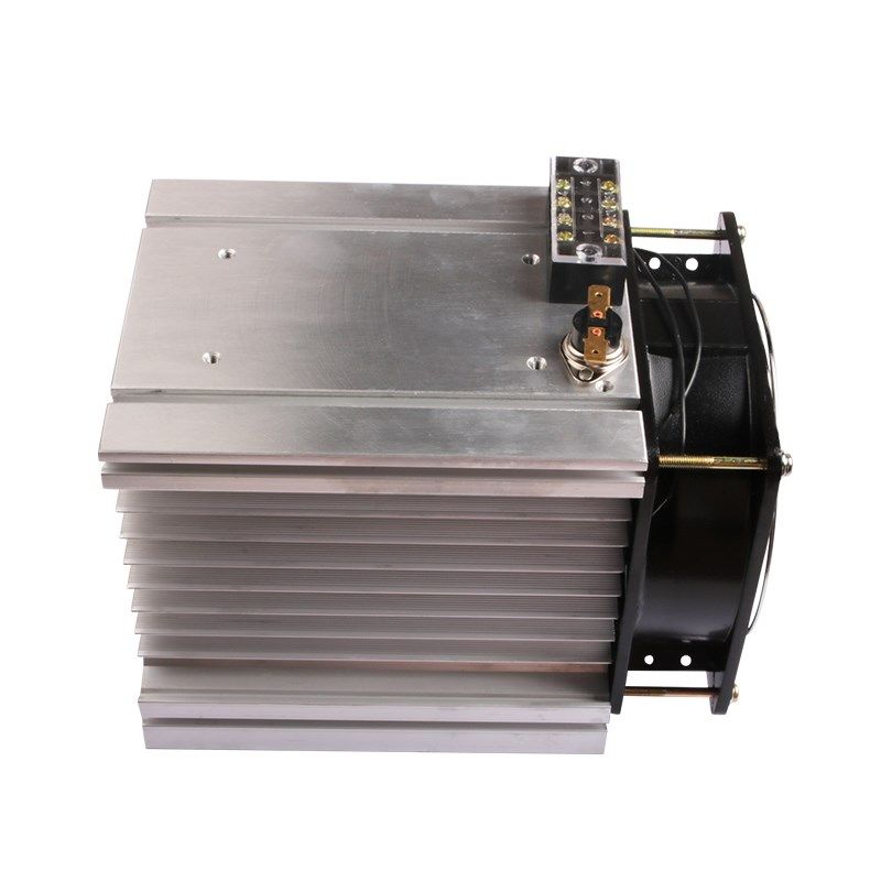three phase solid state relay 80 100A aluminium heat sink Y